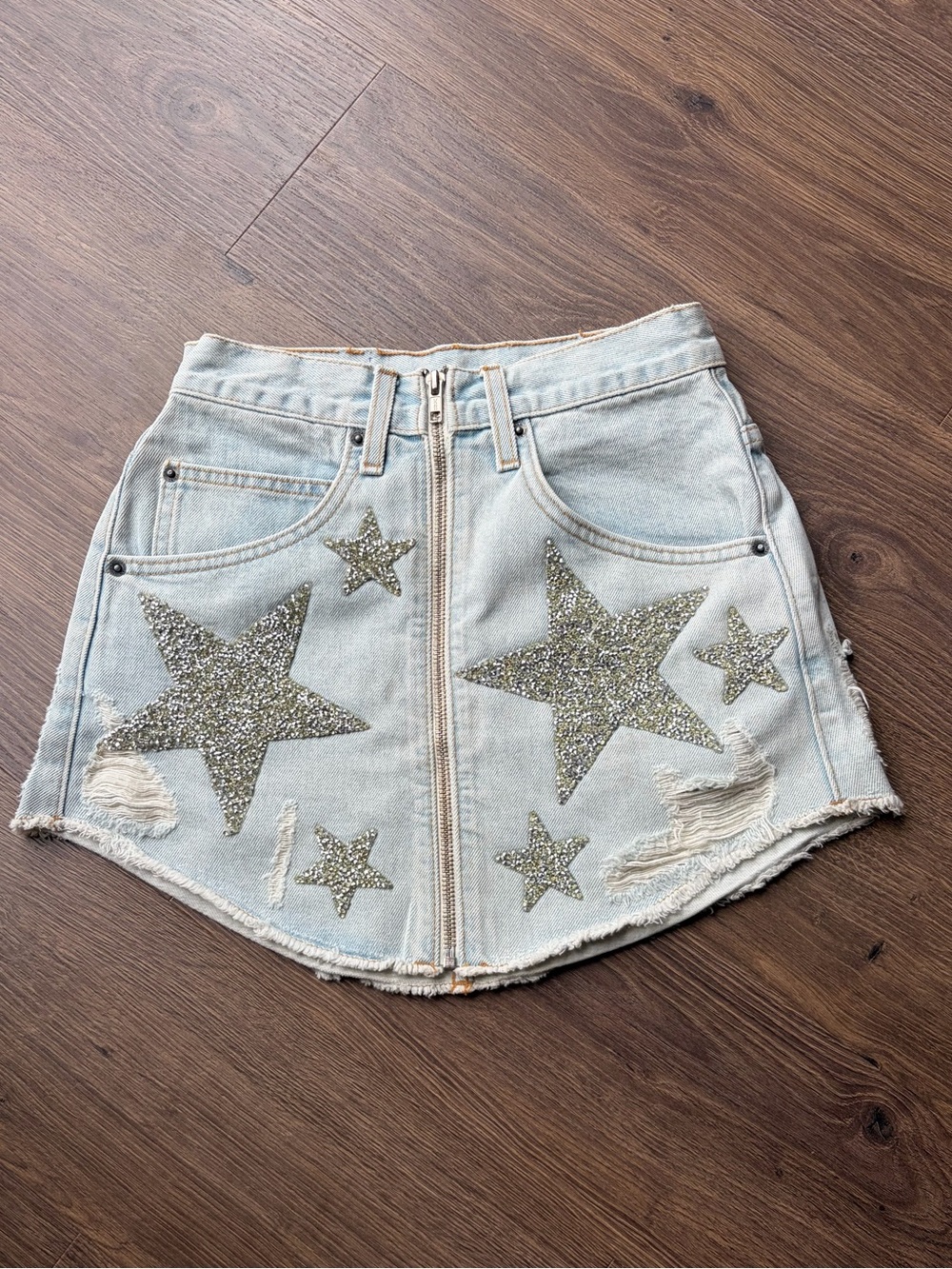 Carmar Beatrice Star Denim Skirt